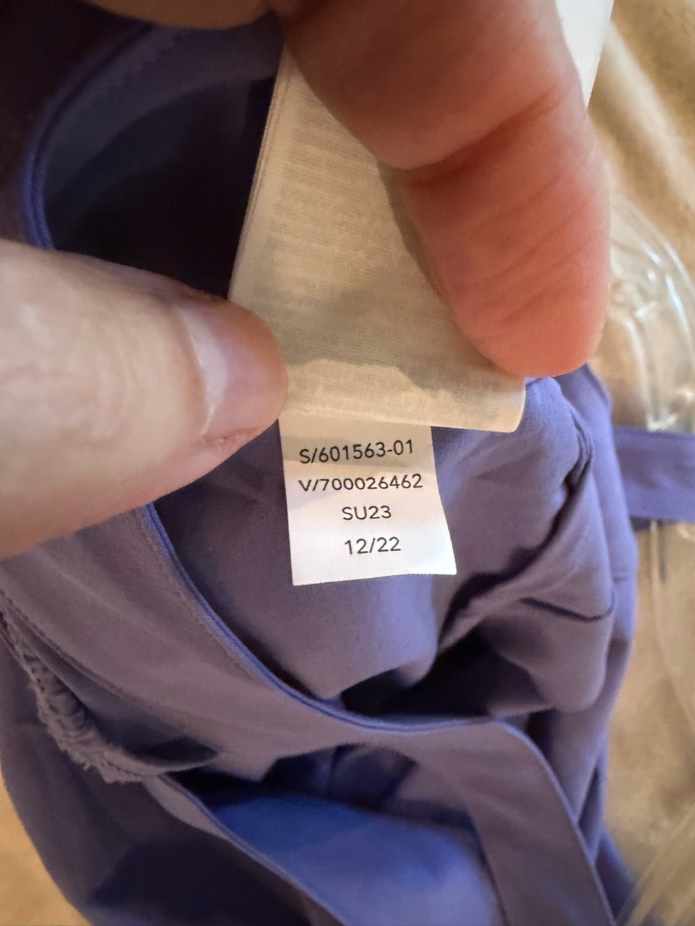 NWOT Athleta Arrival Lavender Maxi Dress with Pockets 2X - Picture 11 of 11